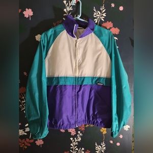 Windsor Bay Vintage 1980's/1990's Color Block Windbreaker